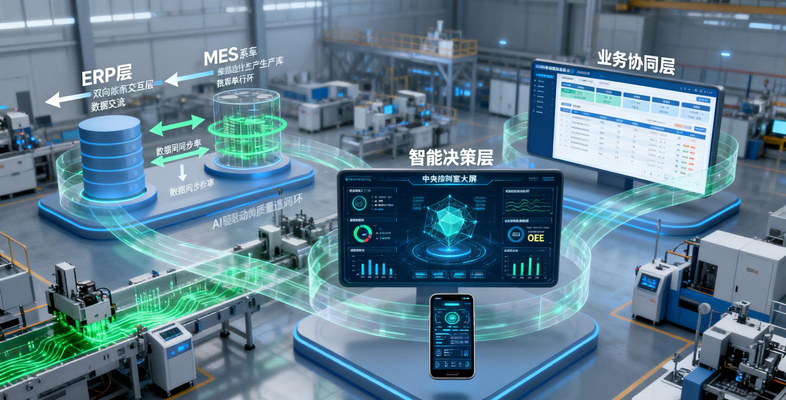 erp與mes系統(tǒng)集成方案:制造業(yè)智能工廠的3大核心模塊